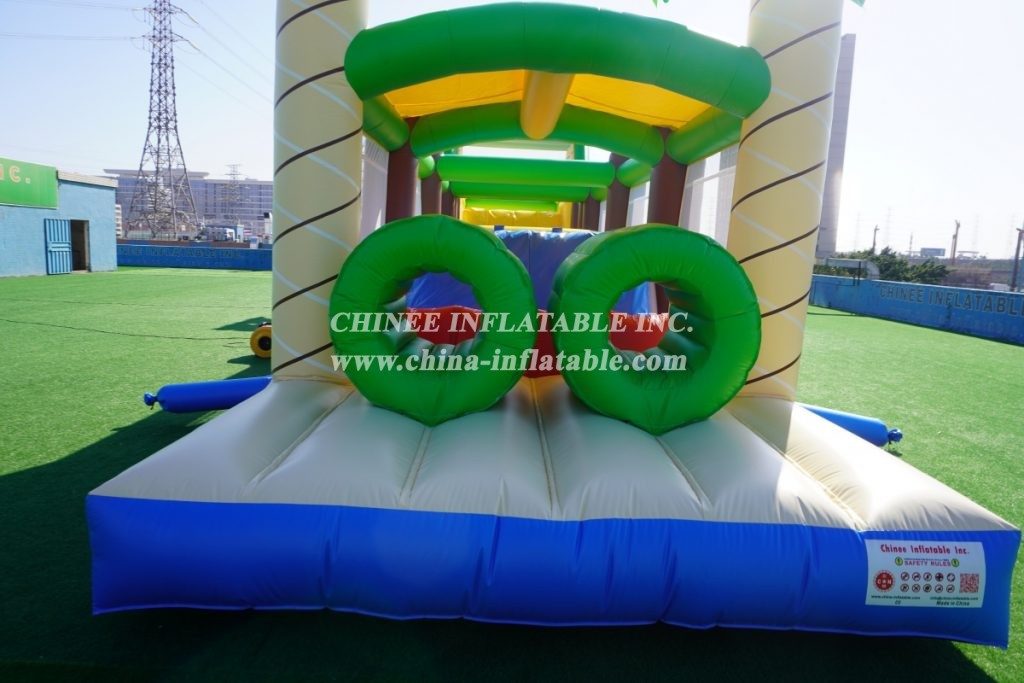 T7-1255 Inflatable Obstacle Course Removable Challenge Run