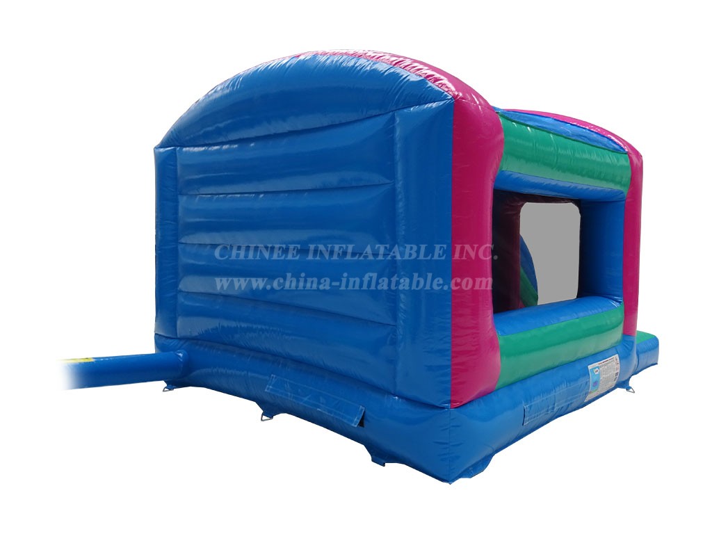 T2-4052 Blue Peppa Pig Box Jump and Slide