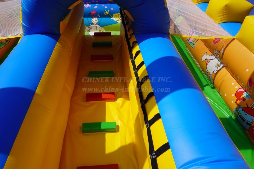 T8-1506C SpongeBob Inflatable Slide