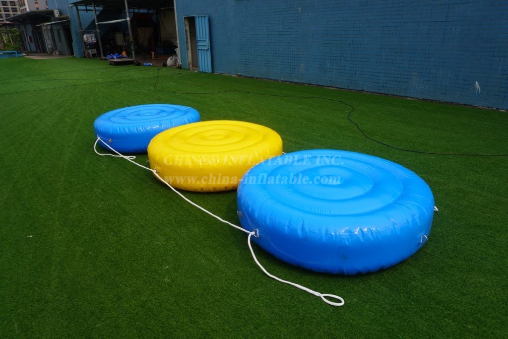 S61 Mini Inflatable Floating Water park Inflatable Sea Resort Aqua Park Outdoor Floating Island