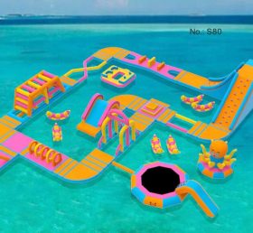 S80 Inflatable water park Aqua park Water Island from Chinee inflatables