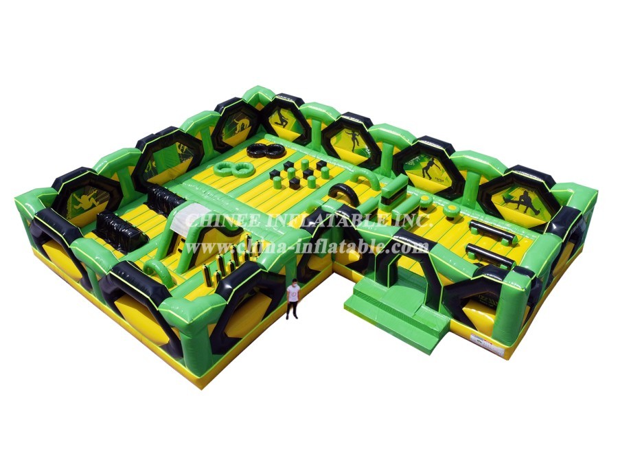 GF2-061 Inflatable Park jumping bouncy Obstacle inflatable outdoor playground