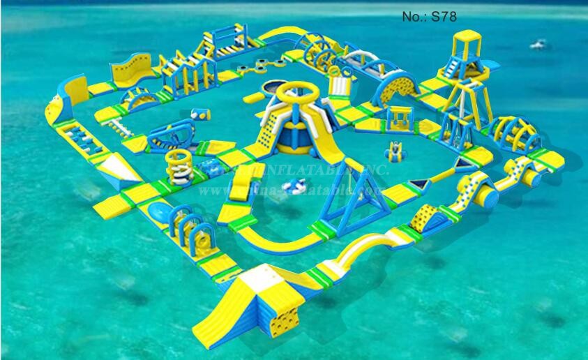 S78 Inflatable water park Aqua park Water Island from Chinee inflatables