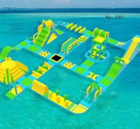 S81 Inflatable water park Aqua park Water Island from Chinee inflatables