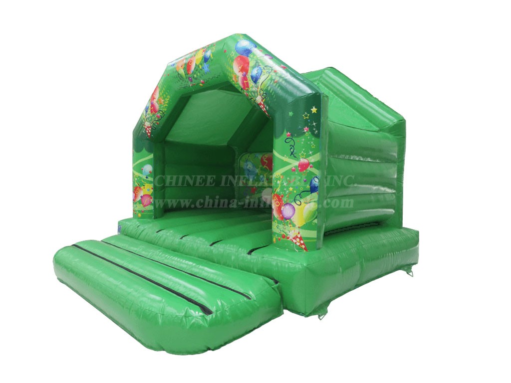 T2-4176 12x12ft Green Party A Frame & Disco Ready