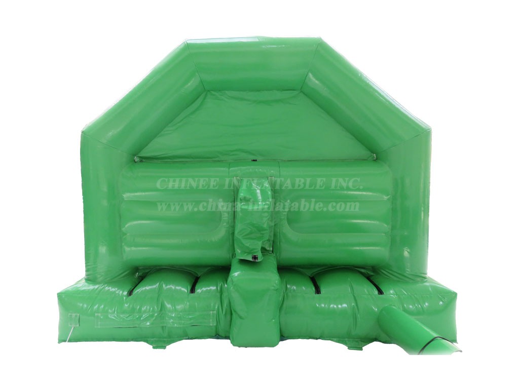 T2-4176 12x12ft Green Party Bounce House & Disco Ready