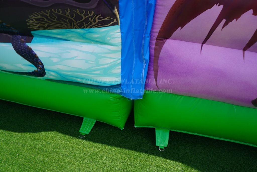 T8-4009 40M Dragon Inflatable Obstacle Courses