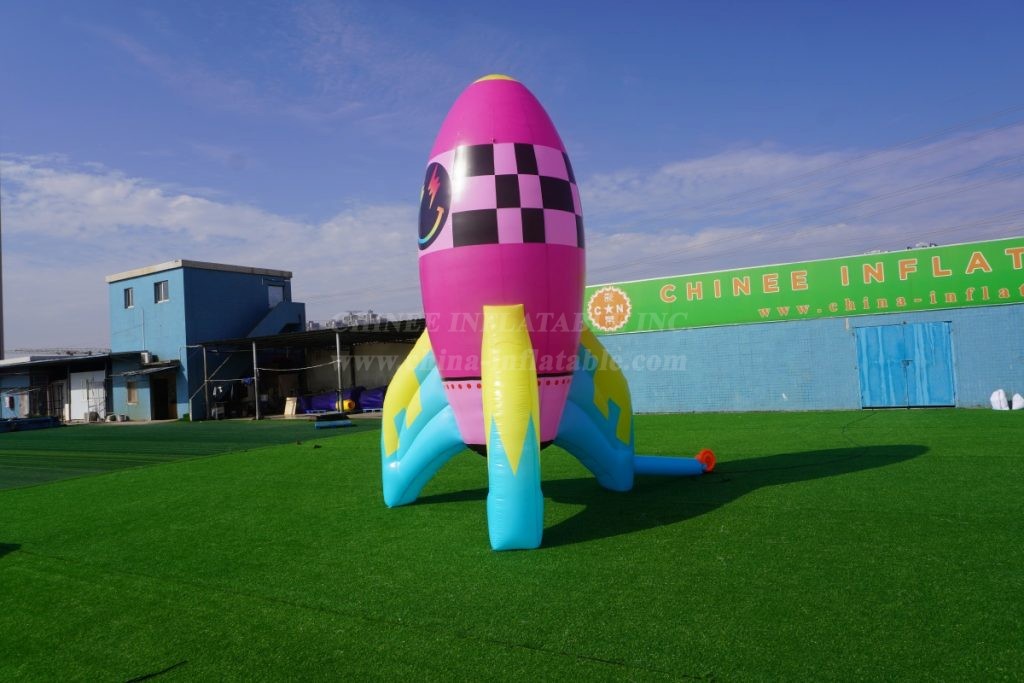 S4-202B Colorful Rocket Inflatable Rocket
