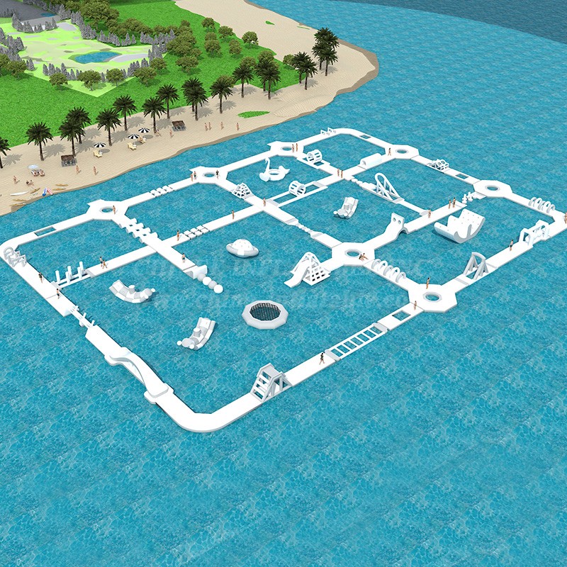S154 Inflatable water park Aqua park Water Island