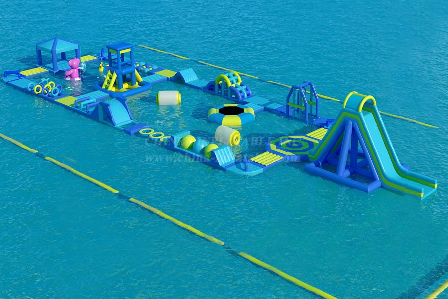 S116 Inflatable water park Aqua park Water Island