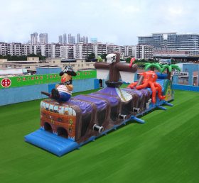 T7-1310 3 Part Pirate Ship Obstacle Cour...