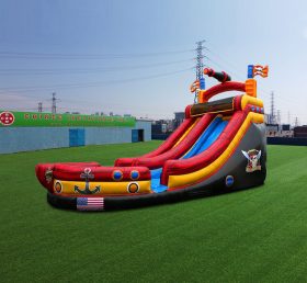 T8-4086 18Ft Pirate Water Slide