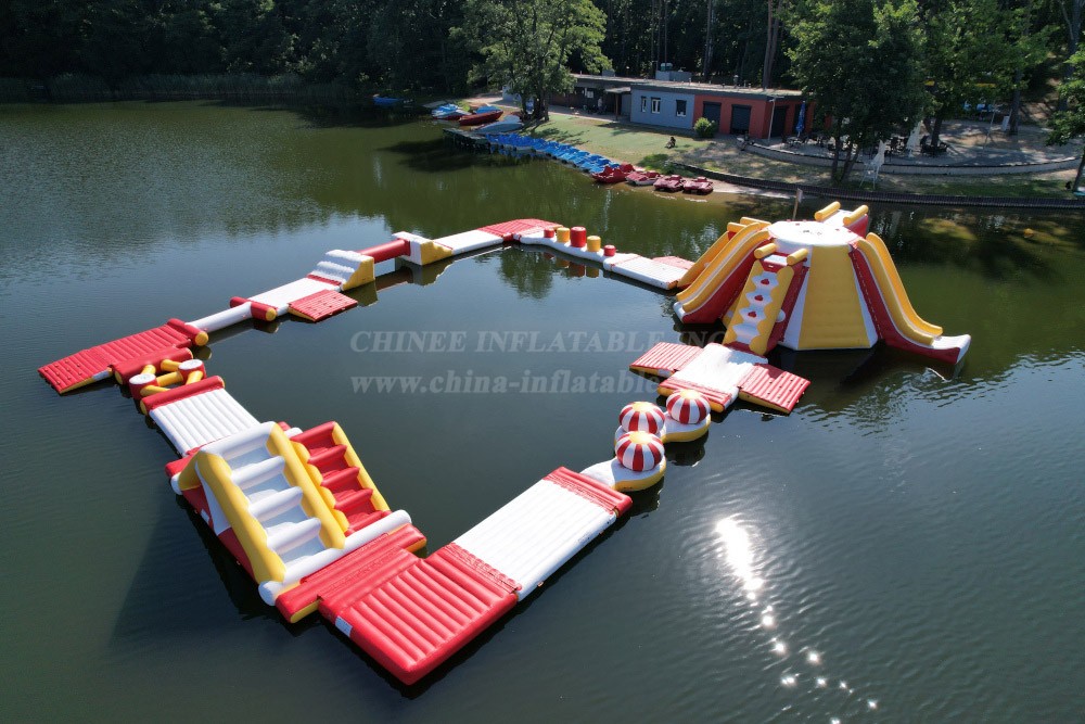 S191 Inflatable Water Park Aqua Park Water Island