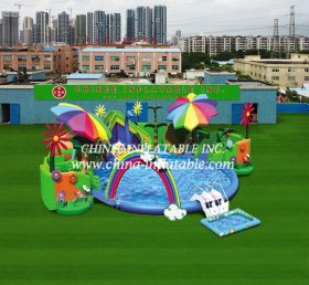 pool2-578 Tropical Giant inflatable pool