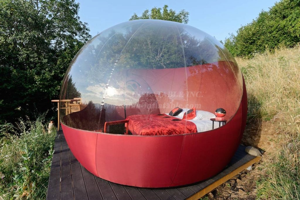 Tent1-5028 Red Bubble Tent