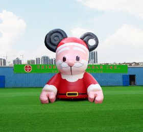 C1-269 Mickey Mouse Style Inflatable Santa Claus