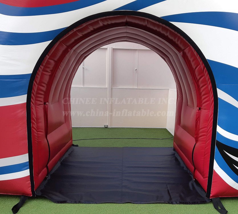 Tent1-4209 Custom Inflatable Logo Wall-Walk Through Tunnel-Hockey Slap Shot