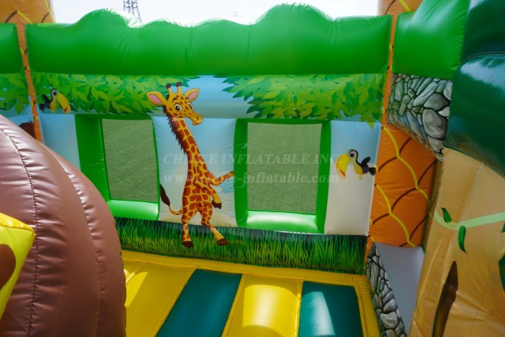 T2-5100 Jungle Theme Bouncy Castle