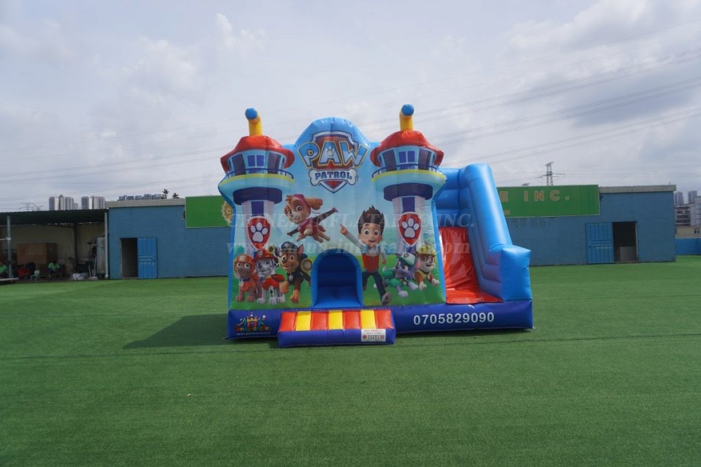 T2-4200 Paw Patrol Bouncy Castle With Slide