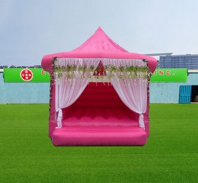T2-3546 Pink Wedding Bouncy Castle