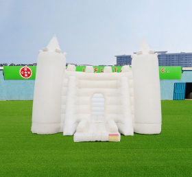 T2-3551 White Wedding Bouncy Castle