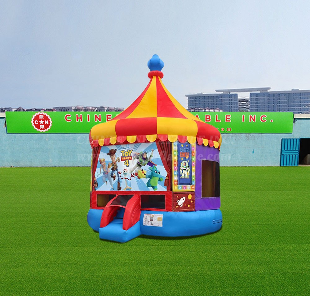 T2-4258 Toy Story Carousel Bounce House