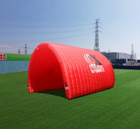 Tent1-4262 Inflatable Red Tunnel Tent