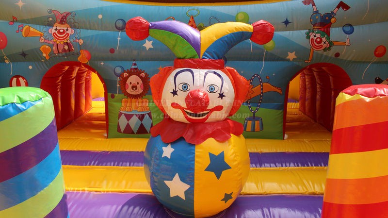 T6-849 Monkey Circus Inflatable Playground