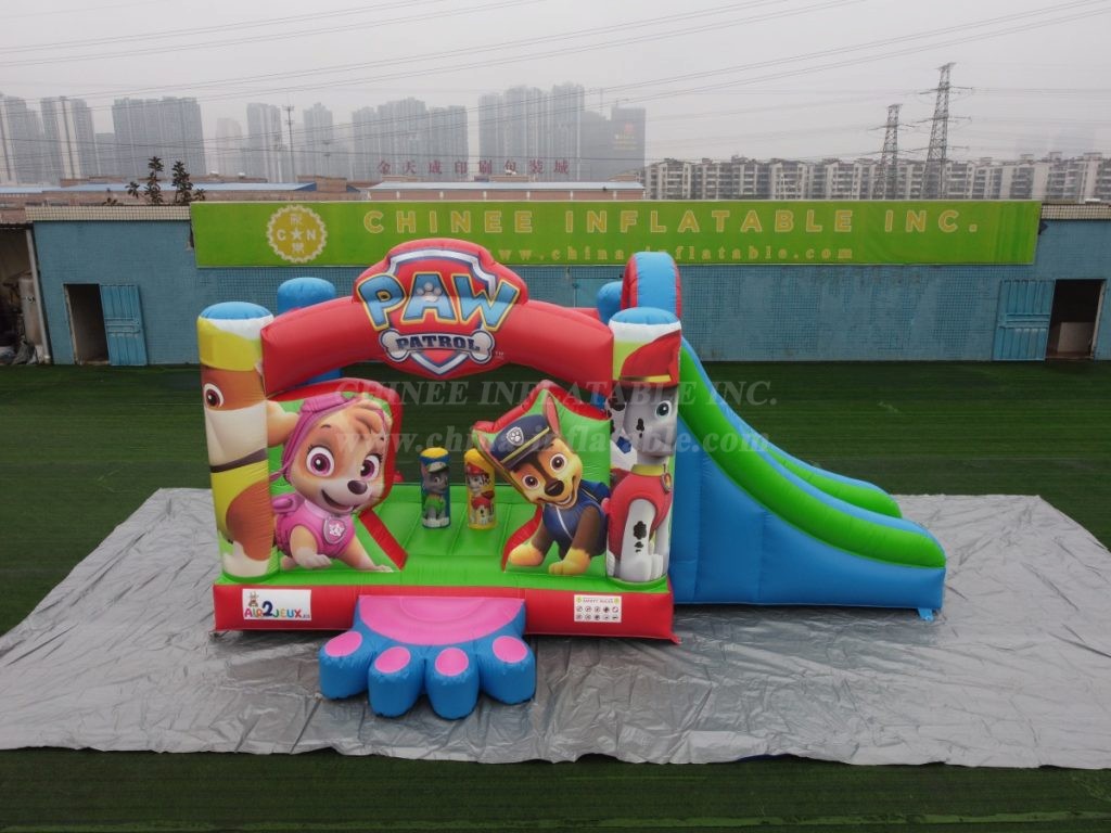 T2-4458 PAW Patrol Bouncy Castle With Slide