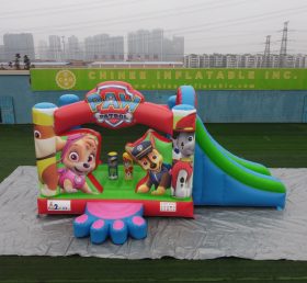 T2-4458 Paw Patrol Bouncy Castle With Sl...