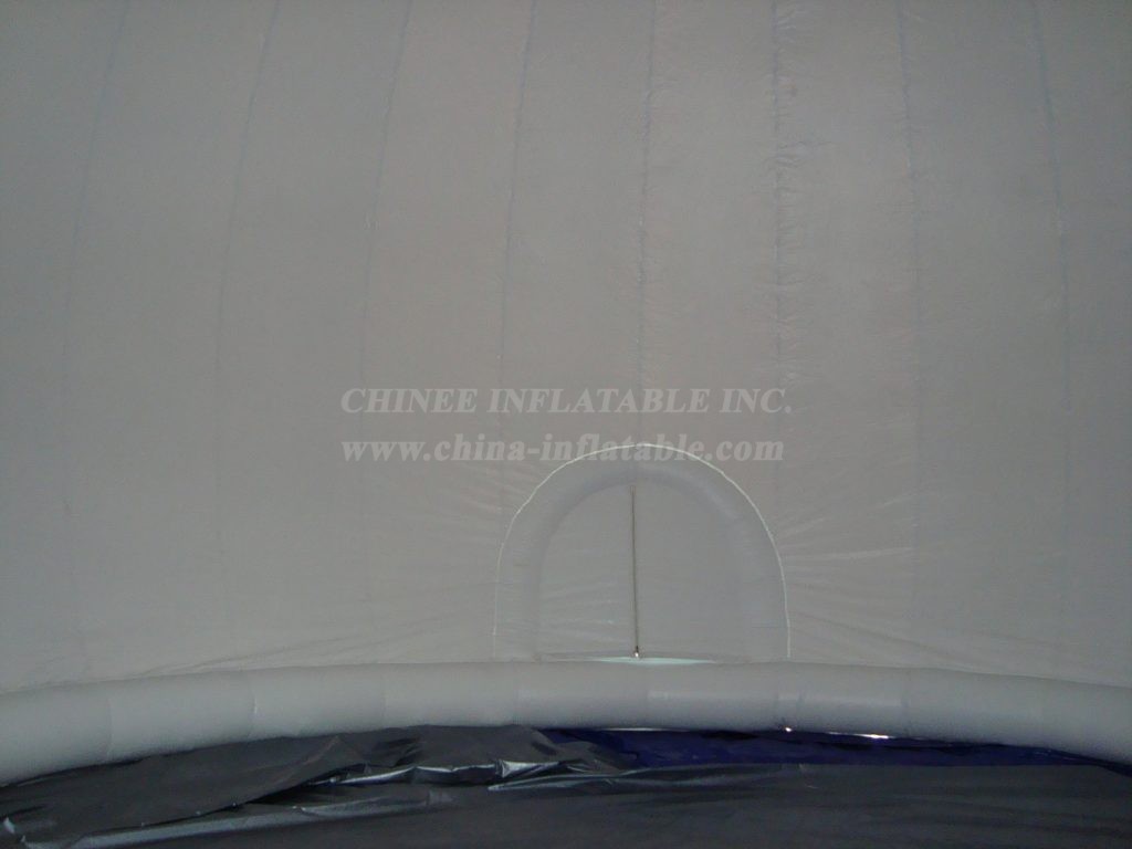 Tent1-4596 Inflatable Dome Tent With Channel