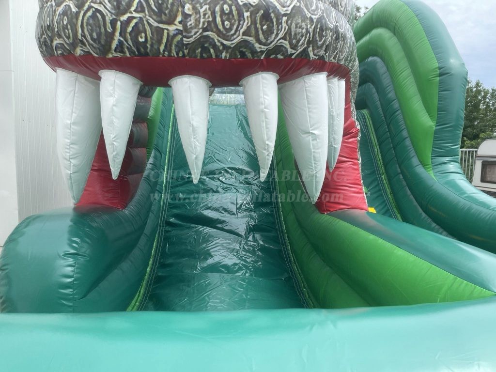 T8-4171 Dinosour inflatable Slide