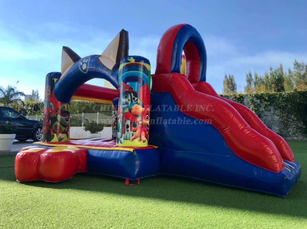 T2-4479 Paw Patrol Bouncy Castle With Slide