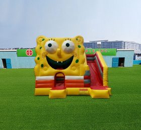 T2-4377 SpongeBob Bouncy Castle With Slide
