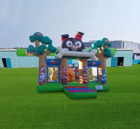 T2-4432 Forest Animal Bouncy Castle