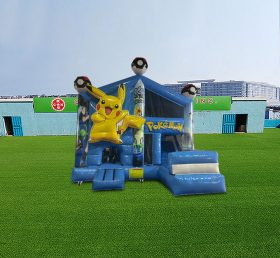 T2-4452 Pokémon Pikachu Bouncy Castle With Slide