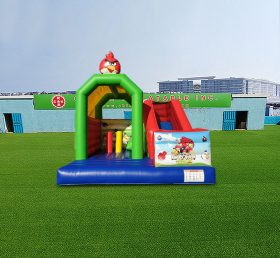 T2-4486 Angry Birds Bouncy Castle With S...