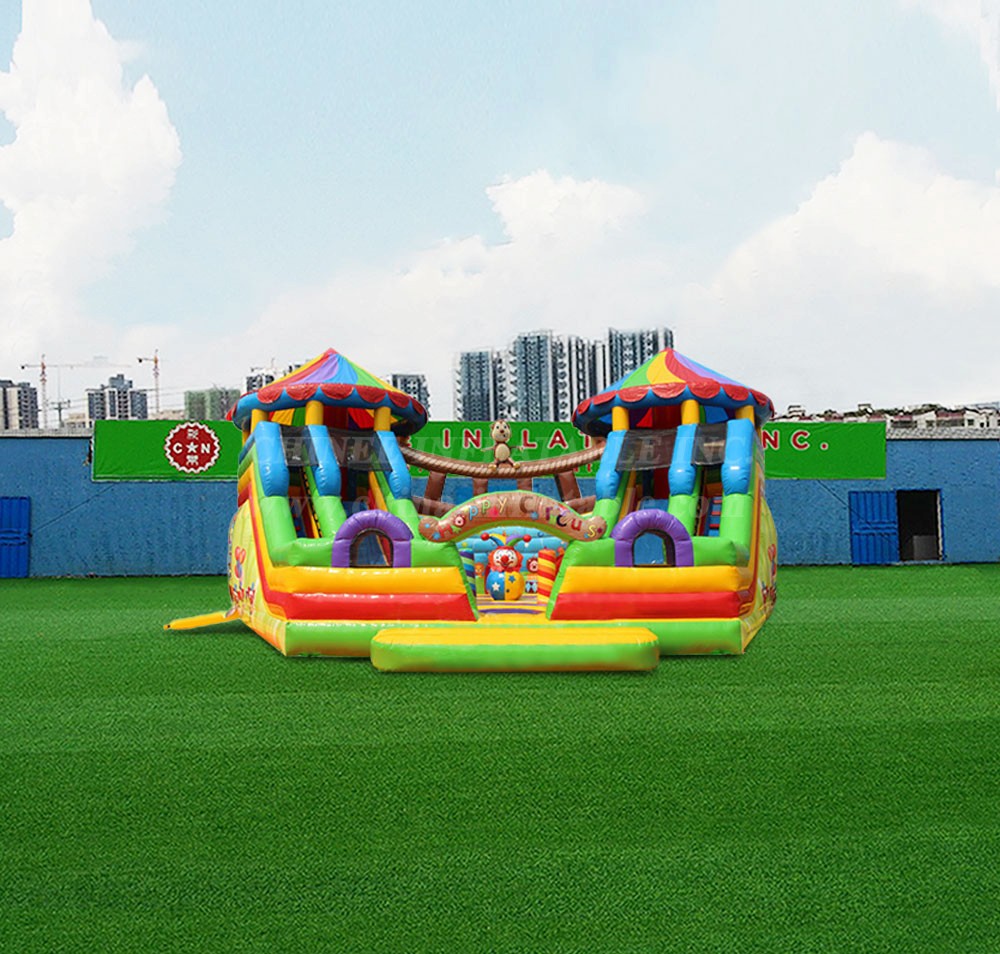 T6-849 Monkey Circus Inflatable Playground