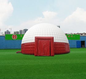Tent1-4672 Red&White Dome tents for large-scale exhibitions