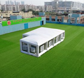 Tent1-4676 Special building white inflatable exhibition hall