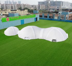 Tent1-4677 Large inflatable dome exhibition hall