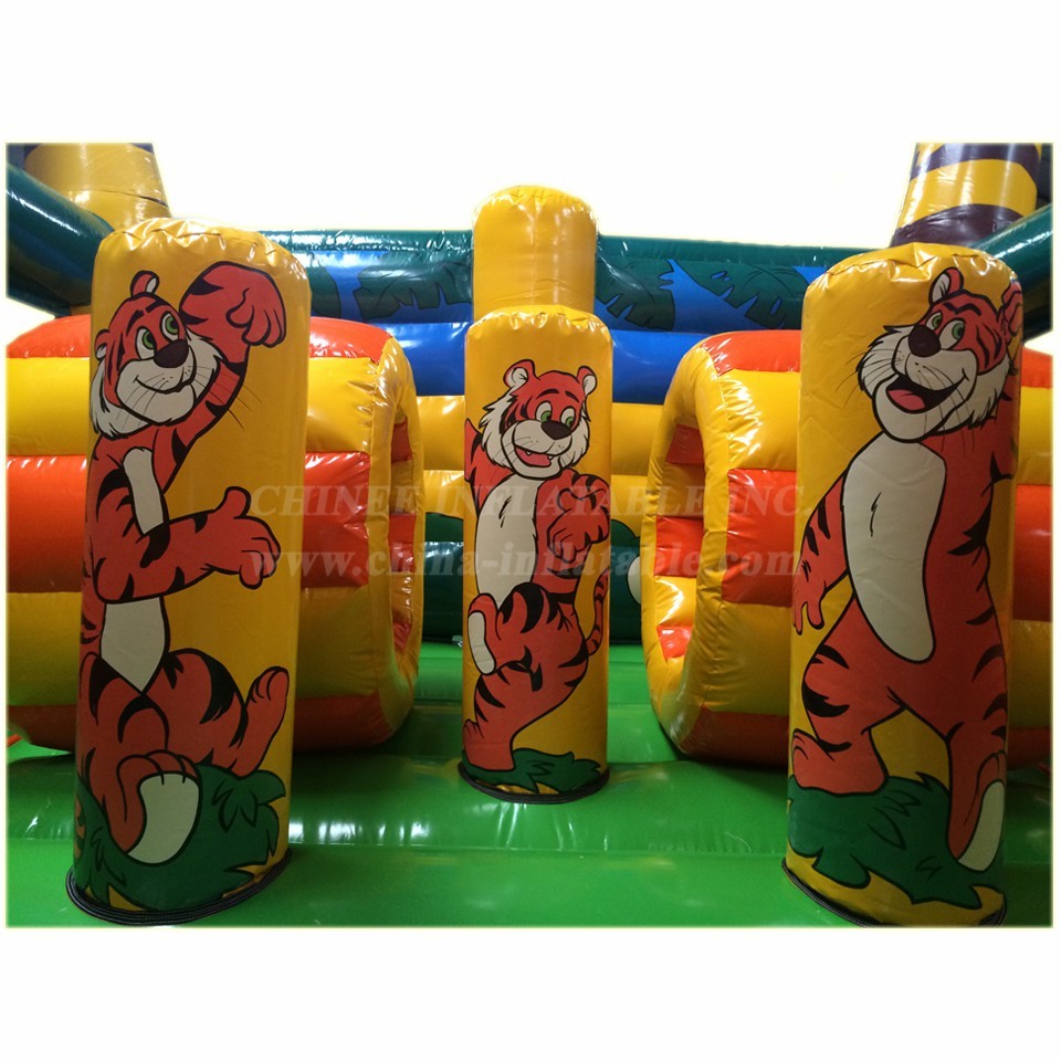 T2-4813 Jungle Tiger Bouncy Castle