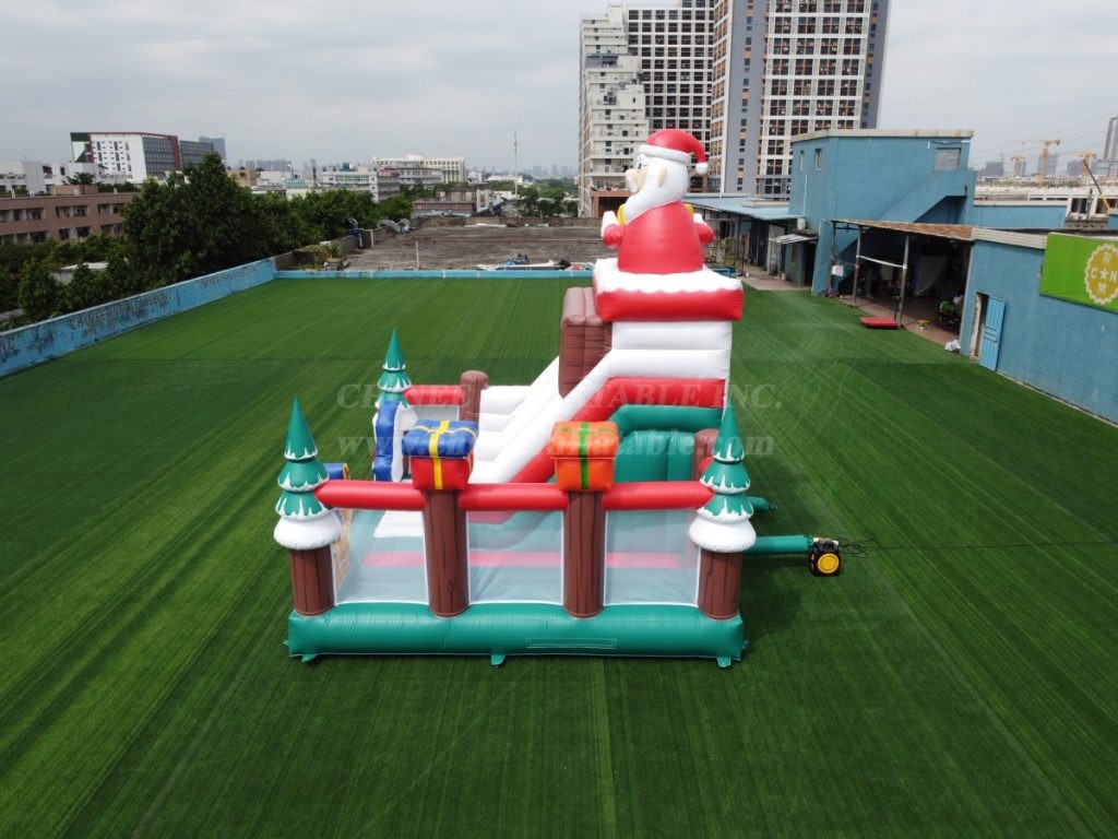 T2-6006 Christmas Bouncy Castle With Slide