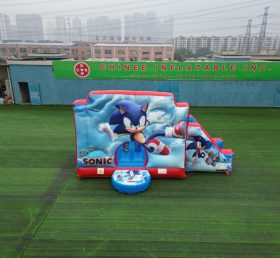 T2-4709 Sonic Bouncy Castle With Slide