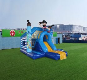 T2-4513 Pirates Bouncy Castle With Silde