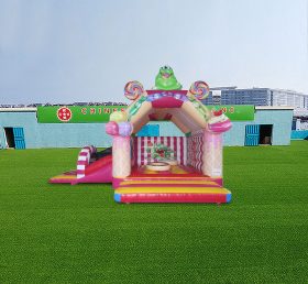 T2-4556 Candy Bouncy Castle With Slide