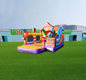 T2-4725 Circus Bouncy Castle With Slide