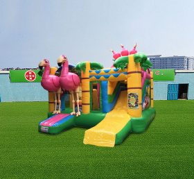 T2-4897 Flamingo Bouncy Castle