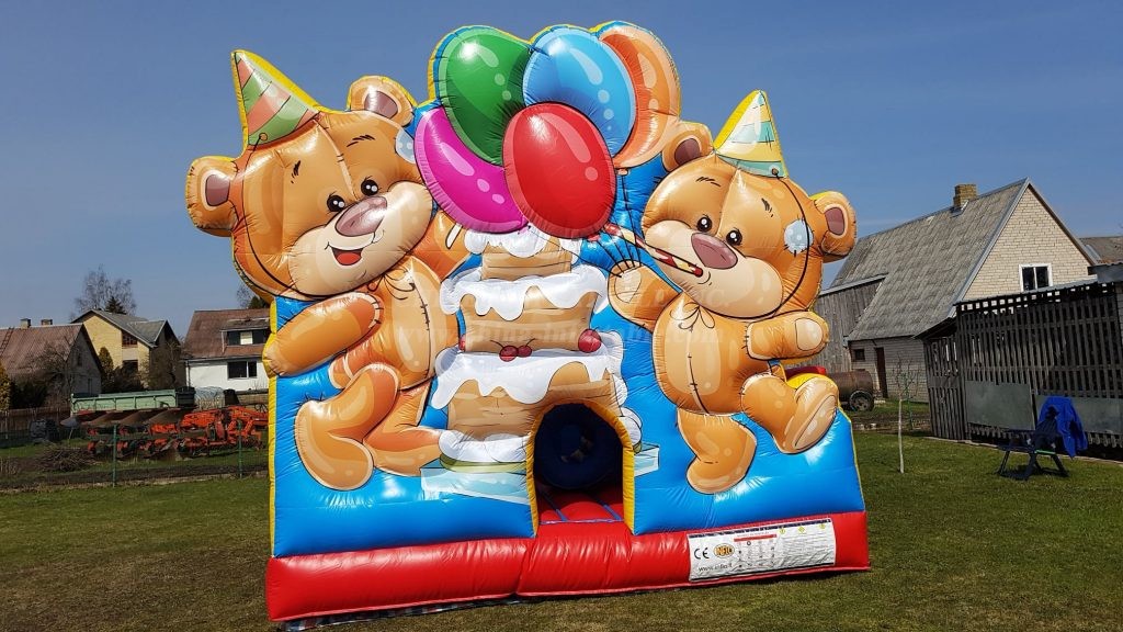 T2-4967 Party Bear Bouncy Castle