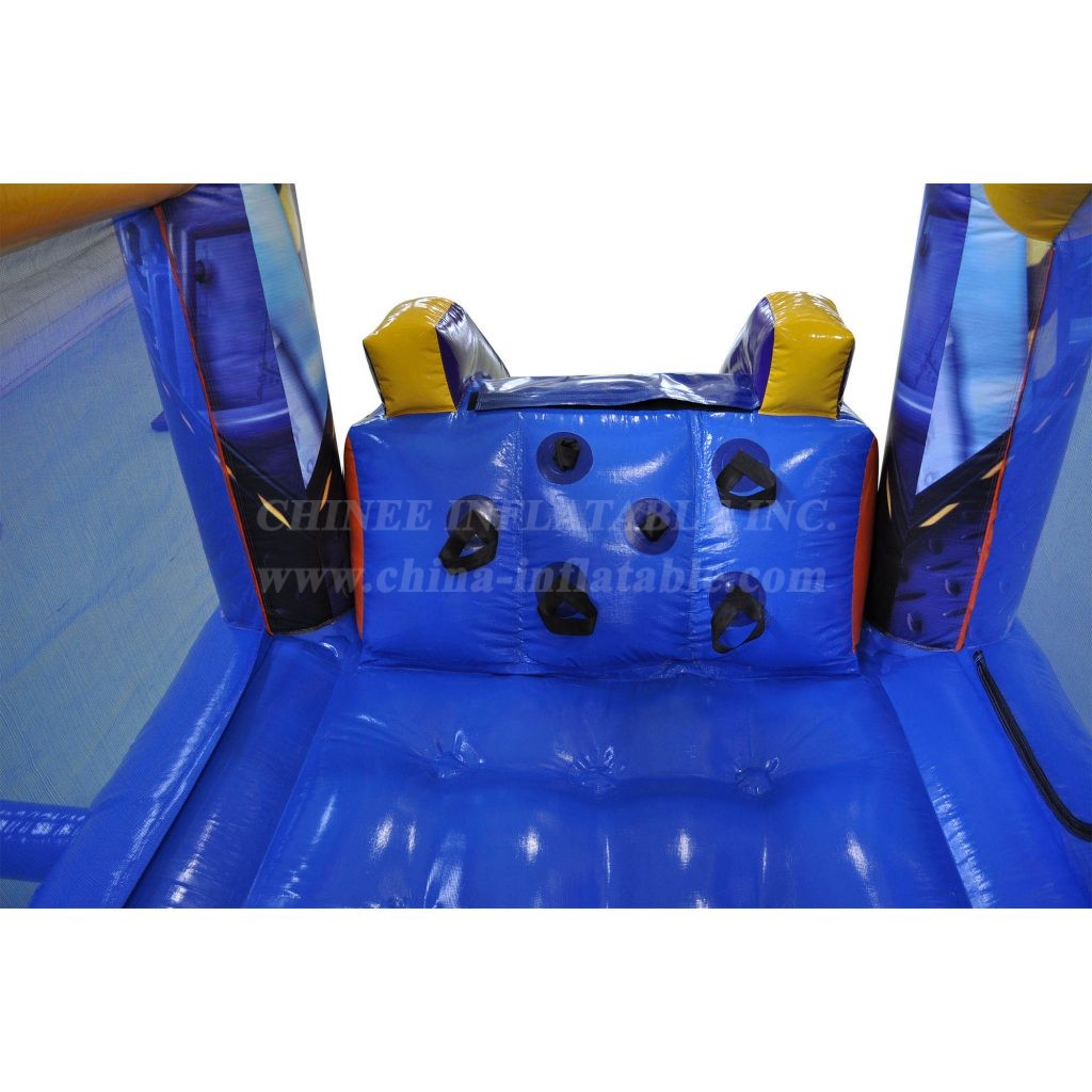 T2-4981 Minions Bounce House With Slide